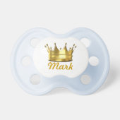 Personalized Little Prince Crown Pacifier (Front)