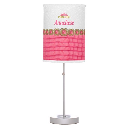 Personalized - Little Princess  Table Lamp (Front)