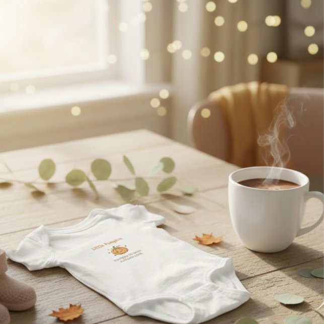 Personalized Little Pumpkin Baby Blanket Bodysuit (Creator Uploaded)