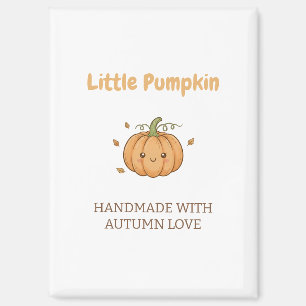 Personalized Little Pumpkin Baby Blanket Magnet