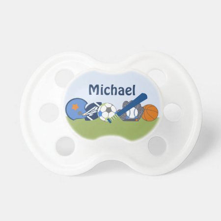 Personalized Little Sports Player Pacifier