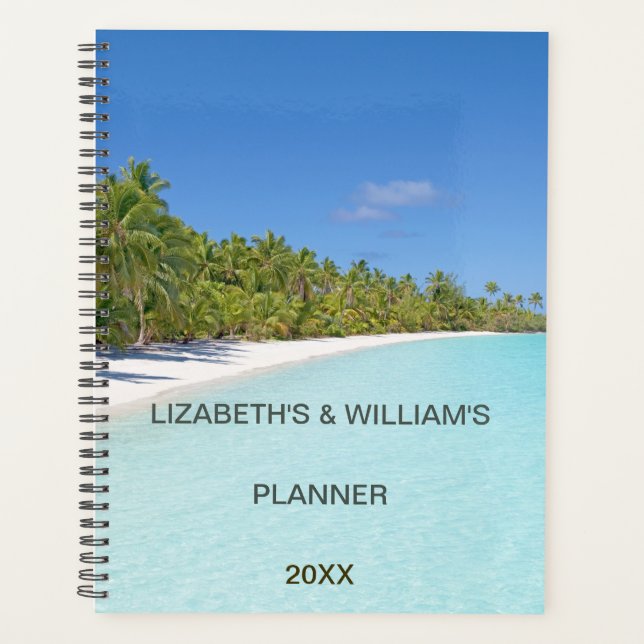 Personalized LIZAETH'S & WILLIAM['S PLANNER (Front)