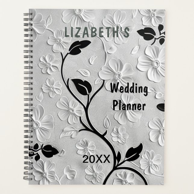 Personalized Lizbeth's Wedding Planner  (Front)