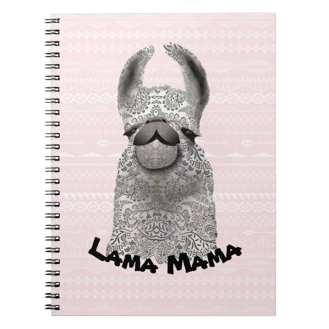 Personalized Llama Mama Notebook (Front)