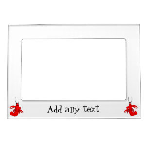 Personalized Lobster Design Magnetic Photo Frame