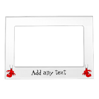 Personalized Lobster Design Magnetic Photo Frame