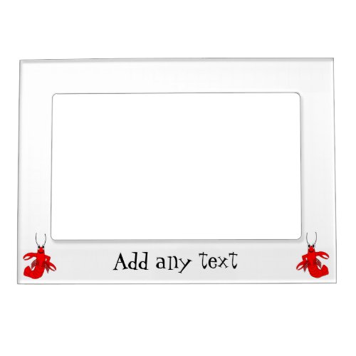 Personalized Lobster Design Magnetic Photo Frame