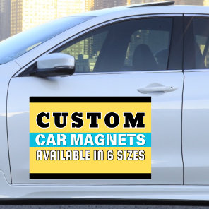 Personalized Logo Advertise Business Custom Car Magnet