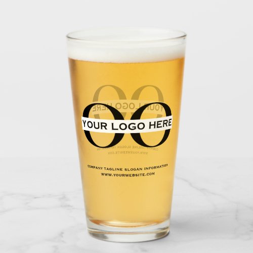  Personalized Logo and Text Beer Glasses