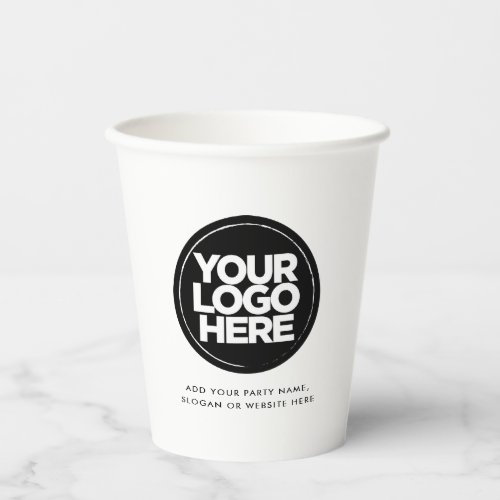 Personalized Logo and Text Paper Cups