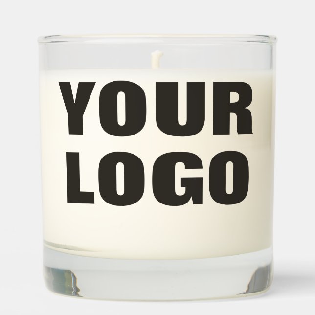 Personalized Logo and Text Party Scented Candle (Front)