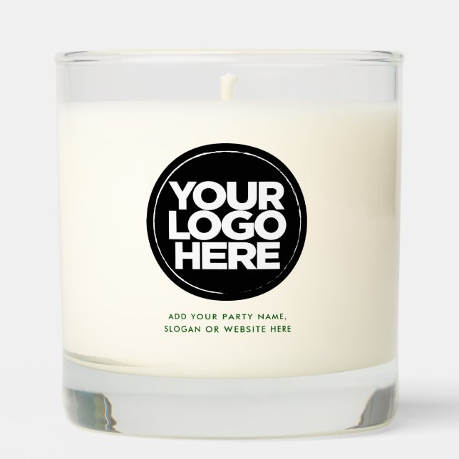 Personalized Logo and Text Party Scented Candle (Front)