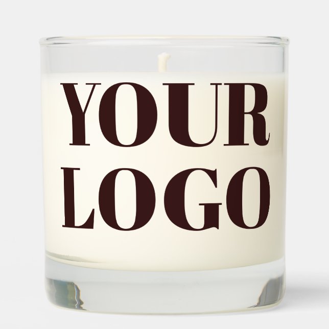 Personalized Logo and Text Party Scented Candle (Front)