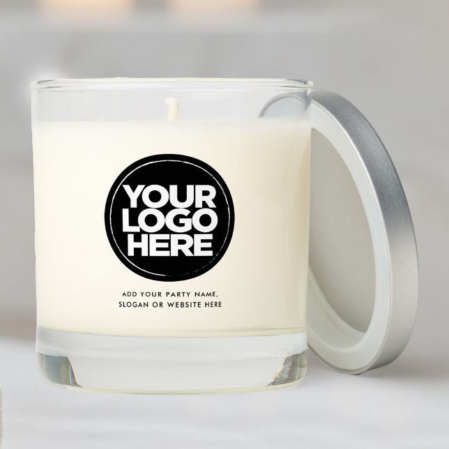 Personalized Logo and Text Party Scented Candle (business logo candle)