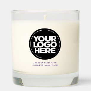 Personalized Logo and Text Party Scented Candle