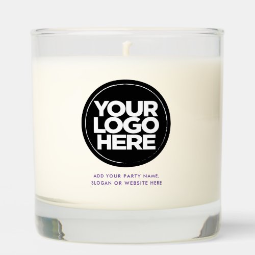 Personalized Logo and Text Party Scented Candle