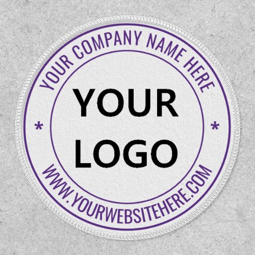 Personalized Logo and Text Patch Your Color _ Font