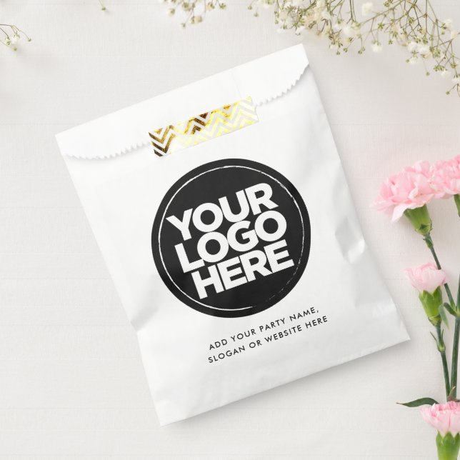 Personalized Logo and Text Simple Favor Bag (Sealed)