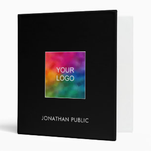 Personalized Logo Binders Business Company