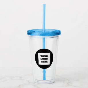 Personalized Logo Business Company Script Acrylic Tumbler