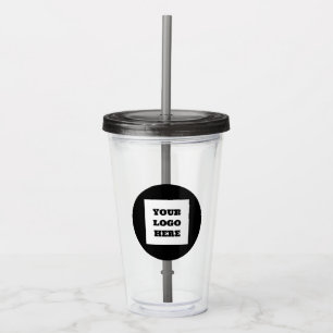 Personalized Logo Business Company Script Acrylic Tumbler