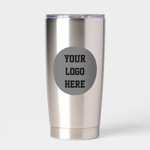 Personalized Logo Business Company Script Insulated Tumbler