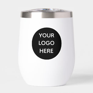 Personalized Logo Business Company Script Thermal Wine Tumbler