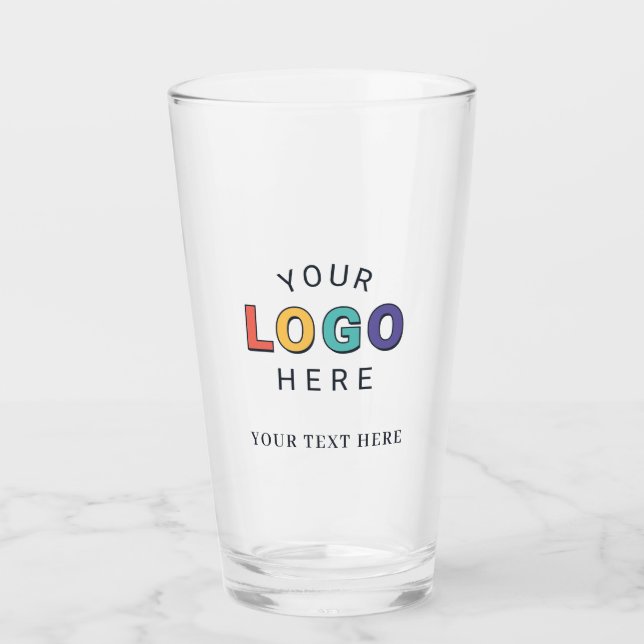 Personalized Logo Business Glass (Front)