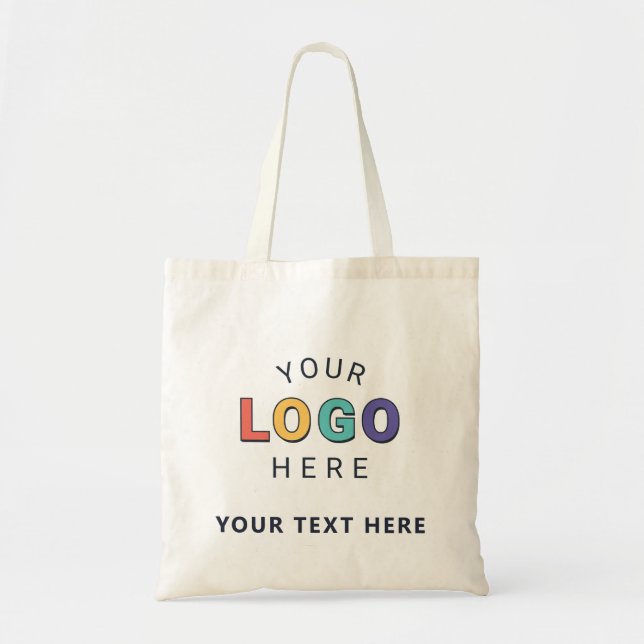 Personalized Logo Business Tote Bag (Front)