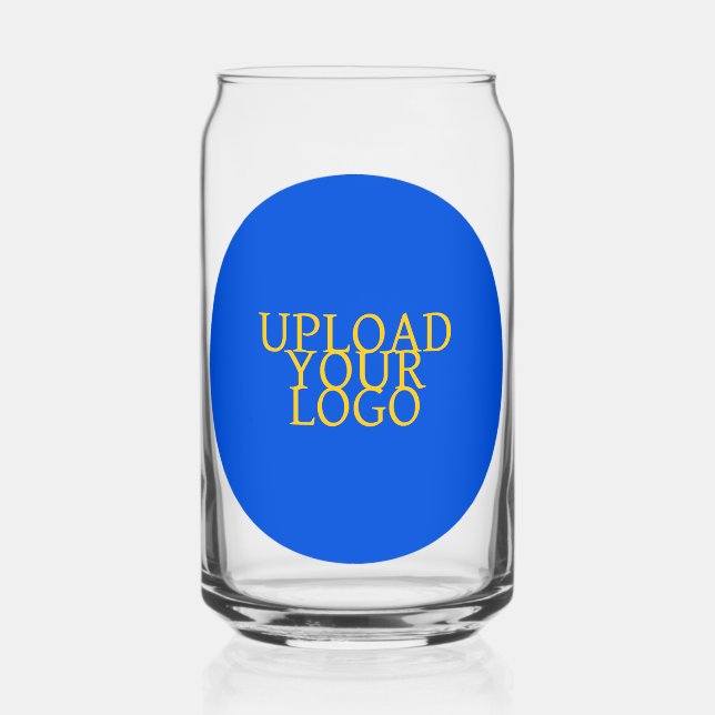 Personalized Logo Can Glass (Front)