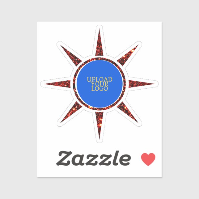 personalized logo cheerful sun sticker (Sheet)