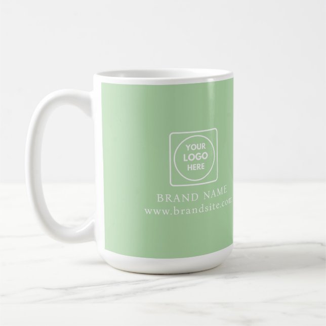 Personalized Logo Company Gift Business mug (Left)