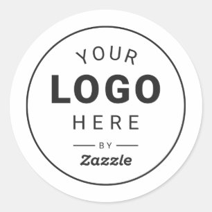 Personalized Logo Design Classic Round Sticker