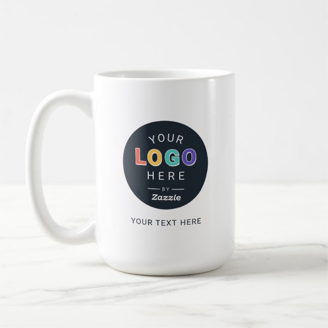 Personalized Logo Design Coffee Mug (Left)