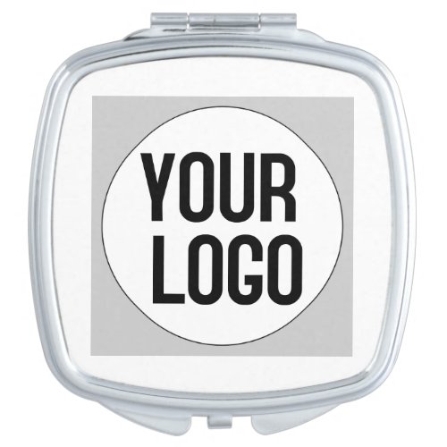 Personalized logo design on compact mirror