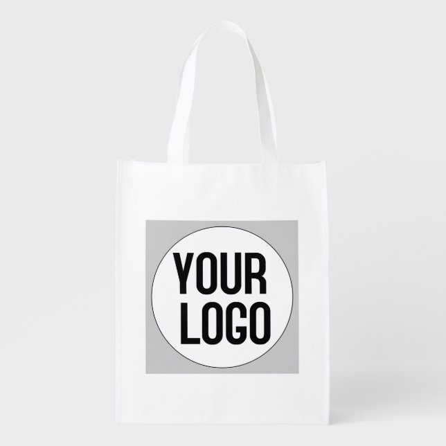 Personalized logo design on Reusable Grocery Bag (Front)