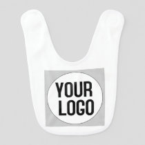 Personalized logo design template on baby bib