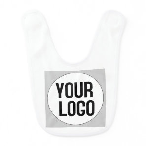 Personalized logo design template on baby bib
