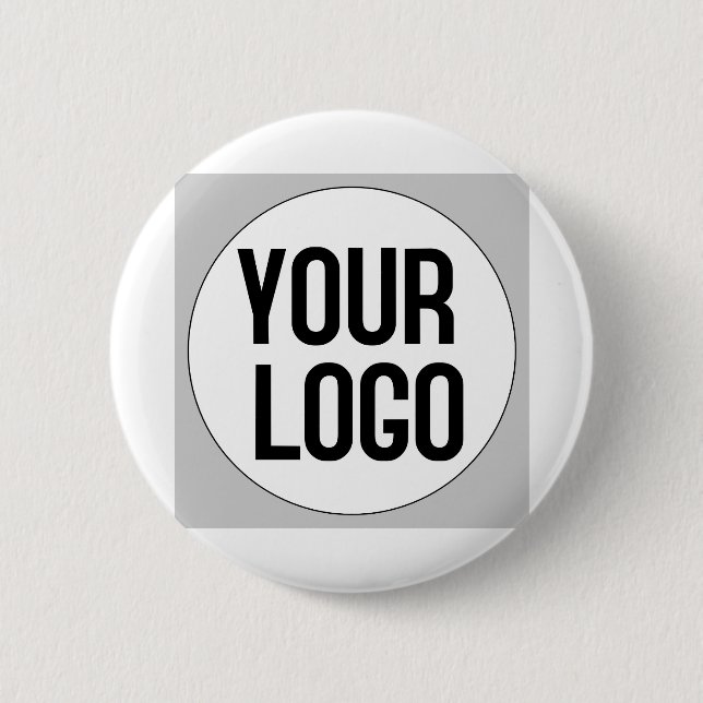 Personalized logo design template on button (Front)