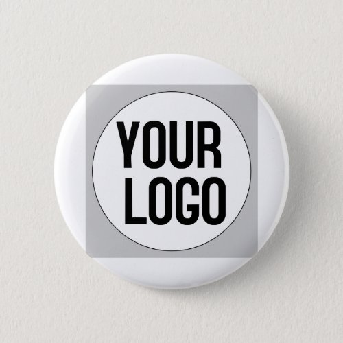Personalized logo design template on button