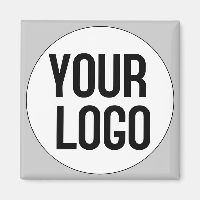 Personalized logo design template on magnet (Front)
