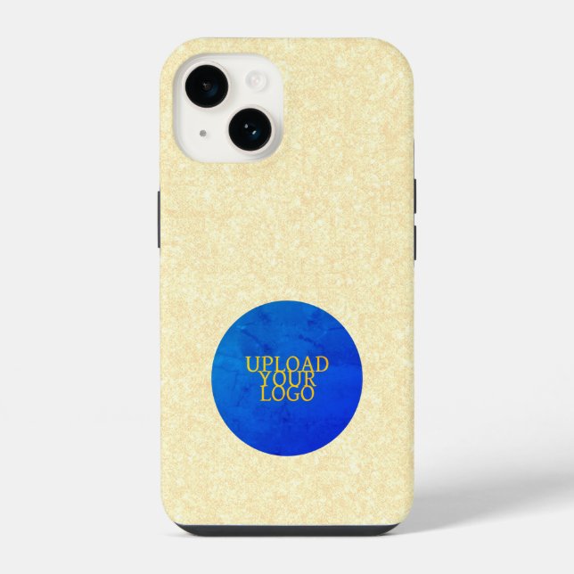 Personalized Logo Elegant iPhone 14 Case (Back)