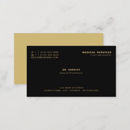 Personalized Logo, General Practitioner, Nurse Business Card