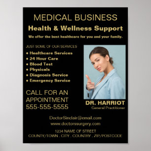 Personalized Logo, General practitioner, Nurse Poster