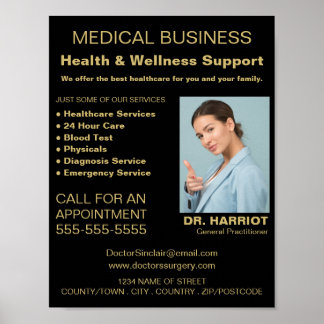 Personalized Logo, General practitioner, Nurse Poster