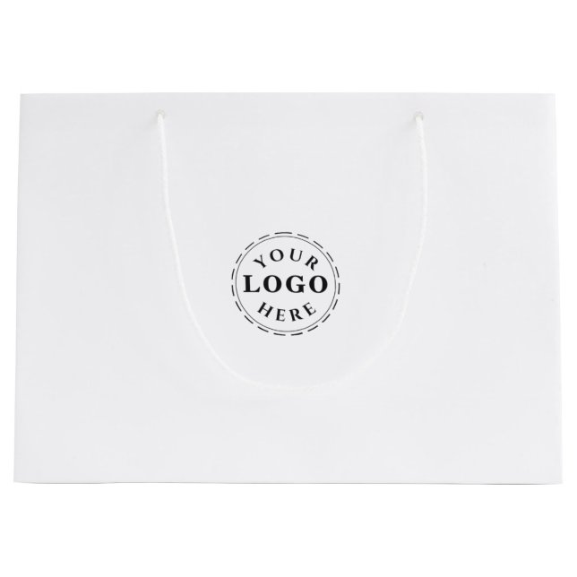 Personalized Logo Large Gift Bag for Branding (Front)