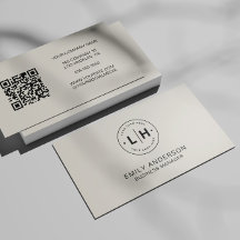 Personalized Logo Neutral Business Card