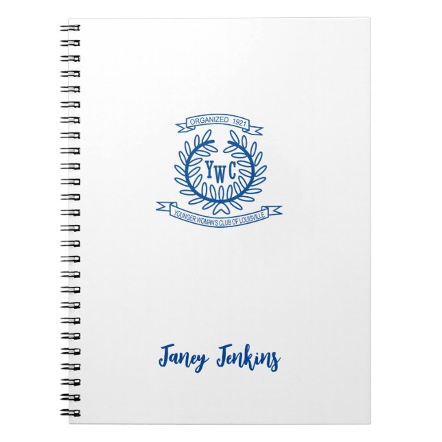 Personalized Logo Notebook, Customized Name  Notebook (Front)
