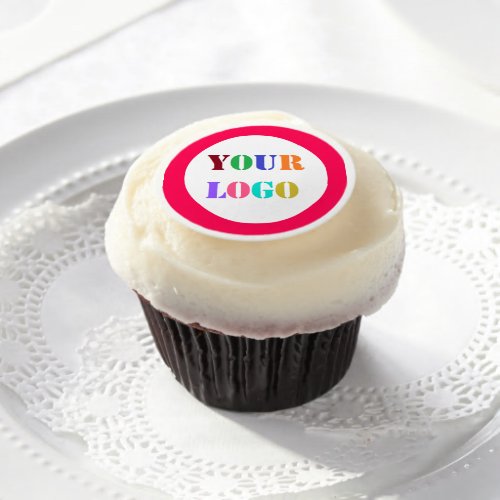 Personalized Logo or Photo Edible Frosting Rounds