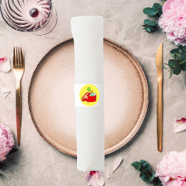 Personalized Logo Photo Art Party Napkin Bands